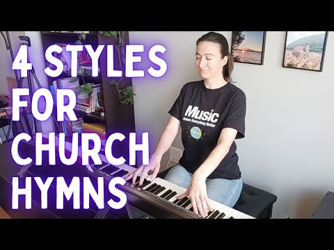 How Great Thou Art - in FOUR STYLES // church hymn improvisation ideas for piano or organ