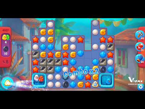 Fishdom. 4927 hard level no boosters and diamonds