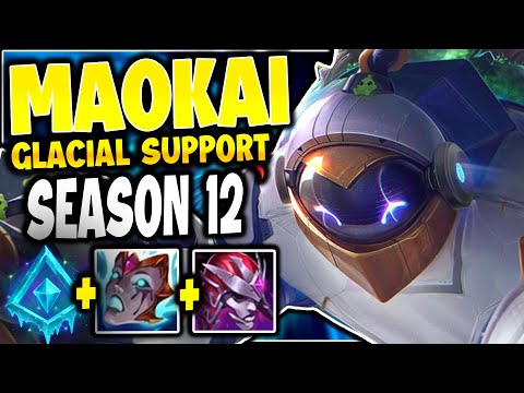 MAOKAI is the super slow sapling support you never knew you needed! Glacial Maokai Season 12 is nuts
