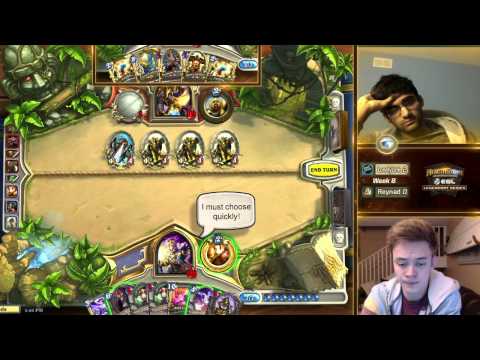 LonelyLink vs Reynad Game 3 | Week 8 - Semifinals | ESL Hearthstone North America Challenger