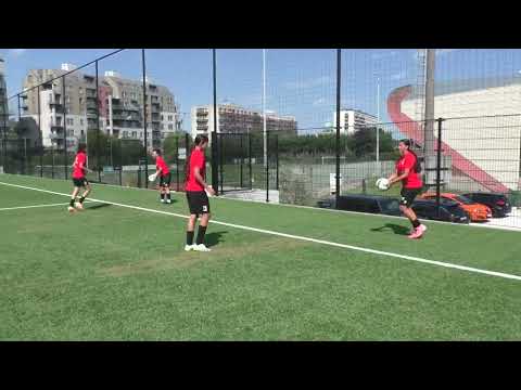 RWDM Girls before the Belgian Women's cup game at home against Patro Eisden MM Ladies on 24.08.2024