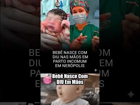 Bebê nasce segurando DIU e surpreende em parto inusitado em Nerópolis! 👶
