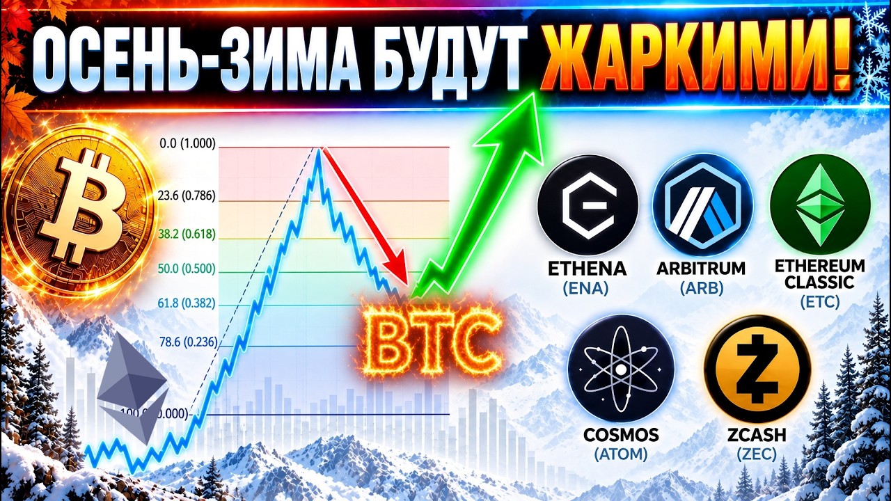 КОРРЕКЦИЯ ПЕРЕД БОЛЬШИМ РОСТОМ! 🔥 ПРОГНОЗ ПО БИТКОИНУ И ВАШИМ ЗАЯВКАМ