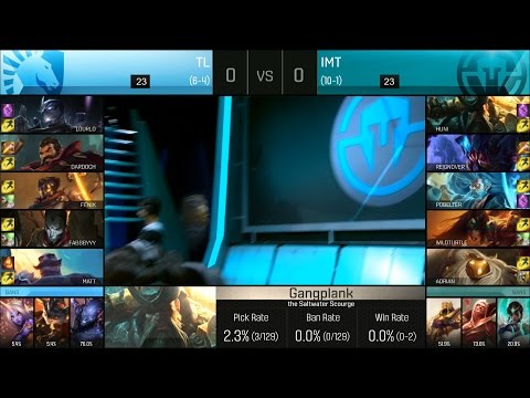 TL vs IMT Game 1 Highlights - TEAM LIQUID vs IMMORTALS NA LCS Week 6 Summer 2016