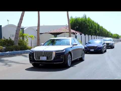 HONGQI Vehicle Display and Test-Drive at UBT Jeddah