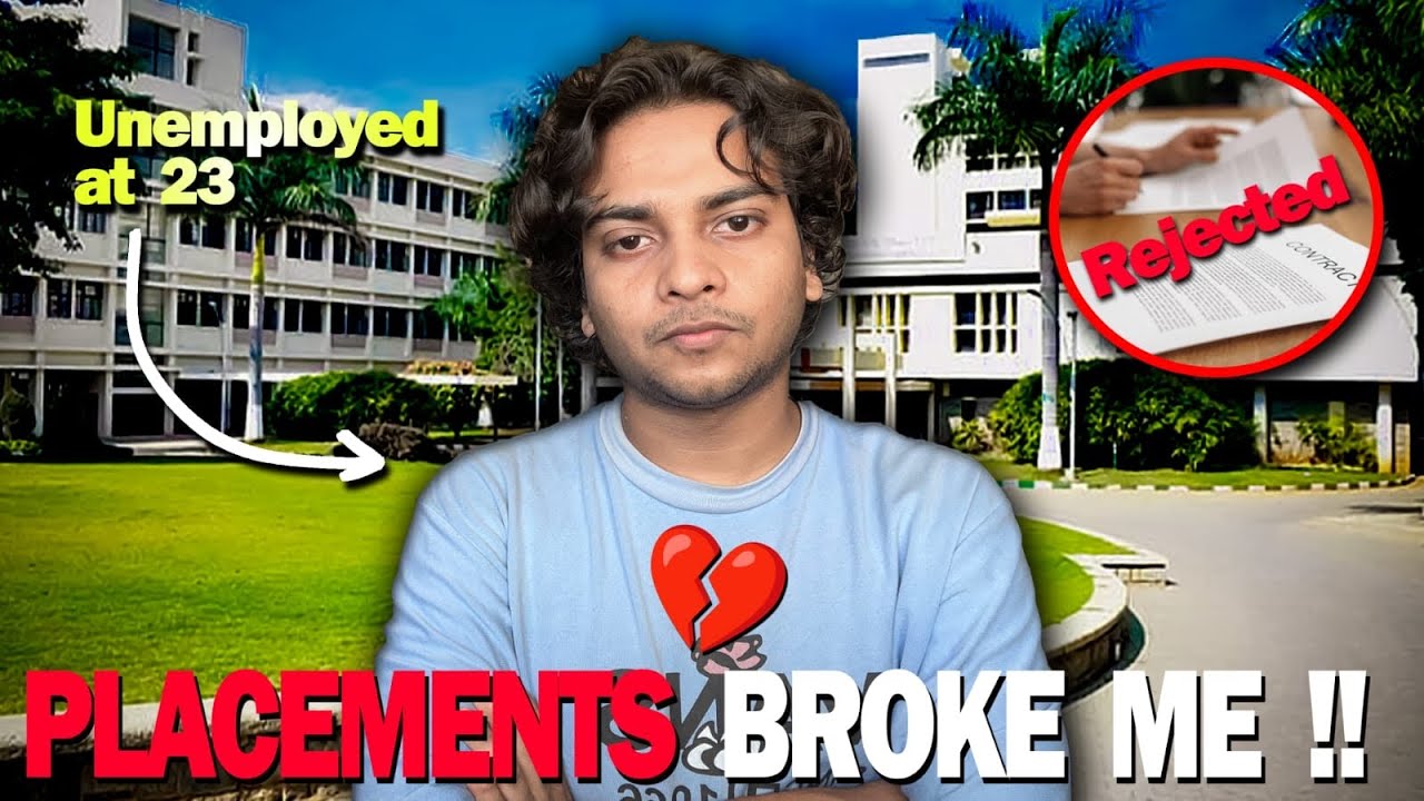 Got Rejected by 13 Companies! My Real Placement Story of Depres*ion