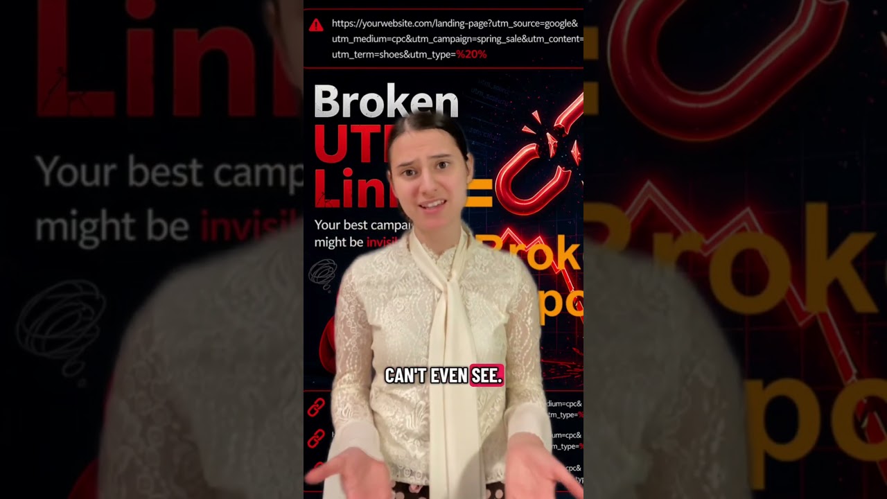 One Simple UTM Mistake That’s Ruining Your Reports - True or False? #ga4 #utm