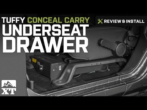 Jeep Wrangler Tuffy Conceal Carry Underseat Drawer (2007-2017 JK) Review & Install