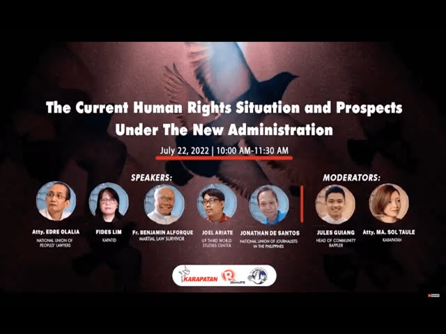 Human rights wishes for Marcos’ first SONA: Where will he stand?