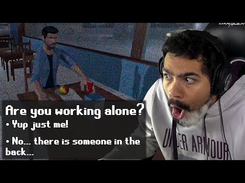 You're working alone late at night and this customer comes in... What do you do? | Infernal Night