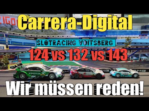 Carrera Digital 124 gegen 132 gegen 143 Der große Vergleich!!!