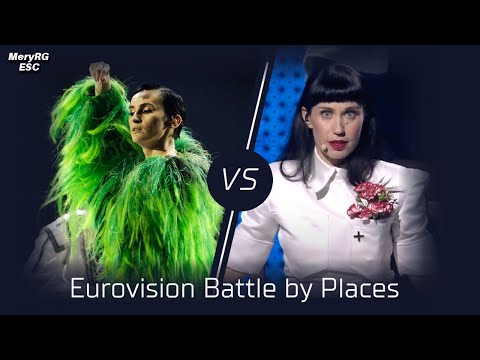 Eurovision BATTLE by PLACES 2022 vs 2021 (In Grand Final) | My Favourites