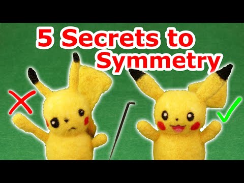 NEEDLE FELTING SYMMETRY Secrets (5 Tips) A Beginner's guide