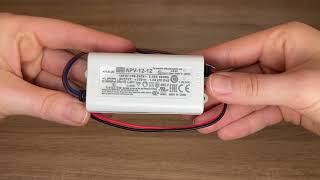 Mean Well APV-12-12 Napájecí zdroj pro LED 12V 12W