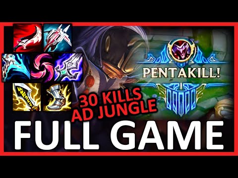 Oneshot Duskblade AD Shaco Pentakill and carries 1v9 - S13 OTP SHACO FULL GAME