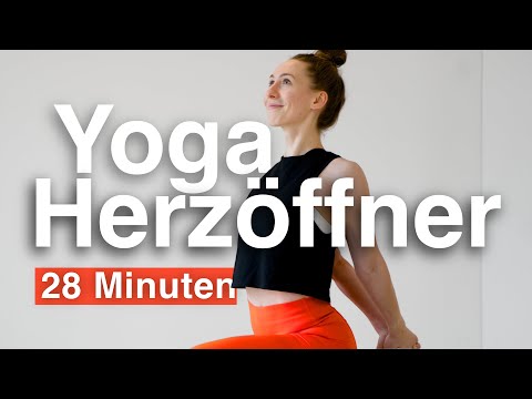 Yoga Herzöffner + Rückbeugen Flow | Power Yoga für Rücken, Brust & Wirbelsäule | wach & Energie