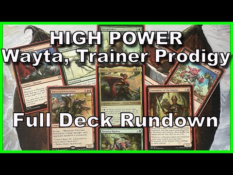 It’ll make you ENRAGE! - Full Wayta, Trainer Prodigy High Power EDH Deck Tech | Magic the Gathering