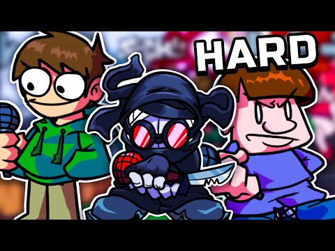 PICO VS UBERKIDS, EDDSWORLD, AND ACCELERANT HANK!? - Friday Night Funkin' Online VS All Challenges