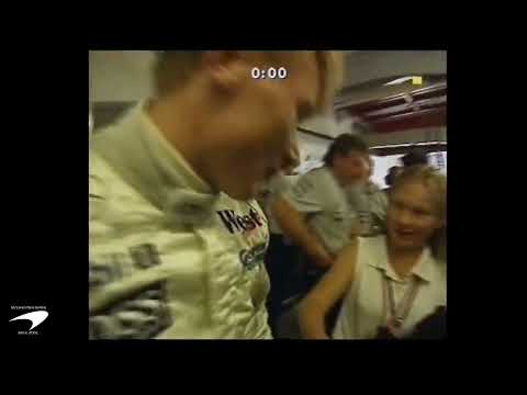 Mika Häkkinen's 1st pole position ever. Luxemburg GP 1997 | Ron Dennis & Mika Häkkinen interview