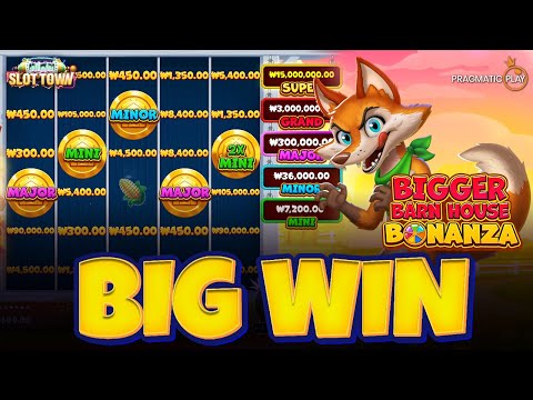 [slot] 프라그마틱 플레이Pragmatic: Bigger Barn House Bonanza 비거 반 하우스 보난자 x1,927배 빅윈!!
