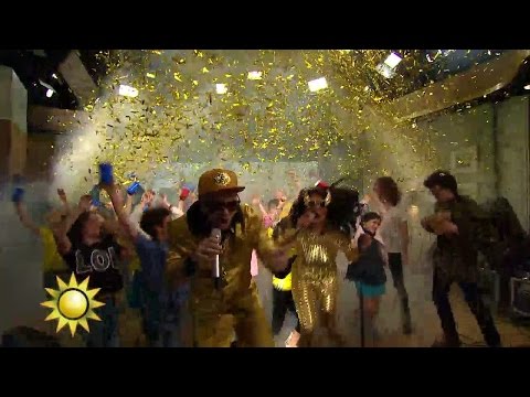 Frej Larsson och Joy M'Batha - Mitt team (Live) - Nyhetsmorgon (TV4)