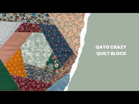 Quilt As You Go Crazy Quilt Block