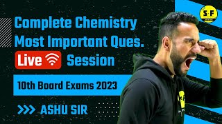 Class 10th Science Marathon Complete Revision Class Chemistry Important Questions with Ashu Sir