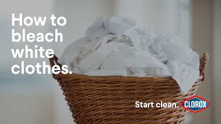 How to Bleach White Clothes with Clorox