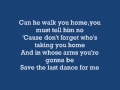 Save The Last Dance For Me - Michael Buble - Lyrics on screen