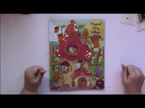 Flip: Magical Fairy Village by Julia Rivers Adult Coloring Book