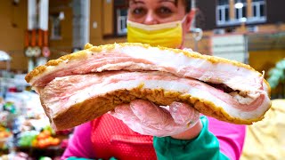 Traditional SLAVIC FOOD in UKRAINE!! Oldest Ukrainian Market in Kyiv | Ukraine