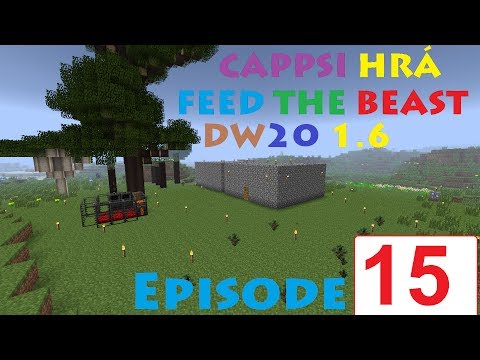 Cappsi hrá Feed the Beast 1.6 [SK] ep. 15 - Tree farma konečne funguje :) (FullHĐ)