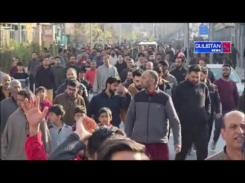 Shia Community Holds Protest in Srinagar Against US‑Israel, Commemorates Ayatollah Khomeini