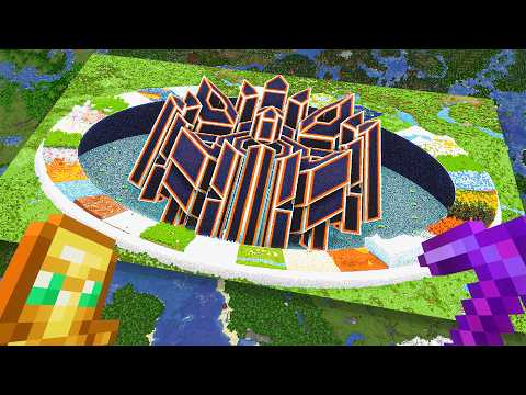 Ich habe ein 4.000.000 Blöcke PIXELART gebaut in Survival Minecraft!