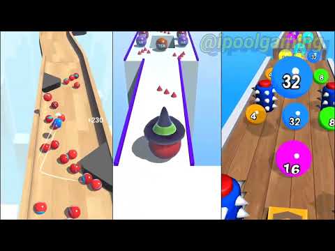 Marble Run vs Ball Merge 2048 vs Ball Run , Gameplay Walktrough Android iOS 🍓🥰🎮🎮🎮🎮🎮🥎😱