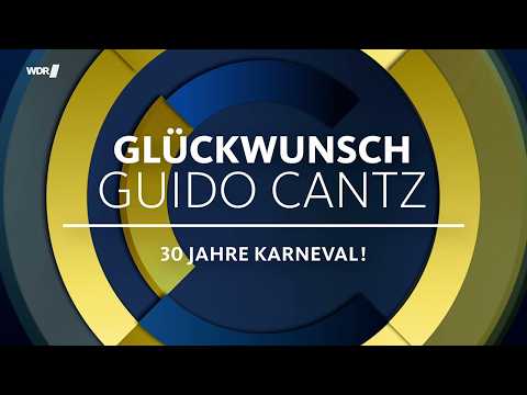 Glückwunsch Guido Cantz - 30 Jahre Karneval!