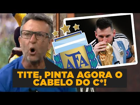 ⚽️ ARGENTINA É CAMPEÃ DA COPA DO MUNDO E CRAQUE NETO DETONA TODOS DA SELEÇÃO BRASILEIRA