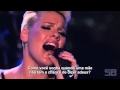 Pink - Dear Mr. President (Live HD) Legendado em PT- BR
