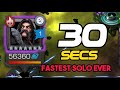 30 Secs The Serpent Fastest Solo - Hidden Counter 🤣