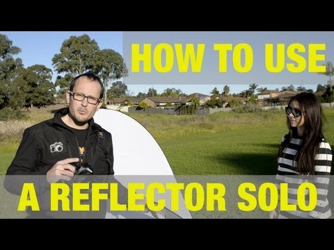 How to use a reflector with no assistant