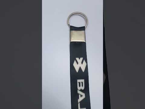 25mm Bajaj Satin Keychain With Flat Challa Ring