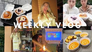 WEEKLY VLOG: dessert mukbangs, special date nights and health updates