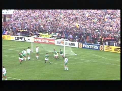 1989 (October 11) Republic of Ireland 3-Northern Ireland 0 (World Cup Qualifier).mpg
