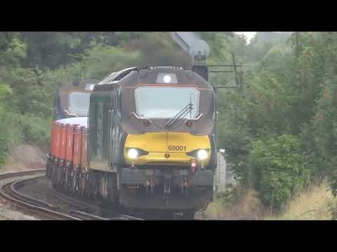 68034 & 68001 seen at Wareham and Wool (10/08/23)