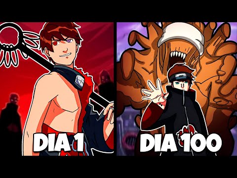 Sobrevivi 100 Dias como AKATSUKI na Naruto Jedy X - O Filme
