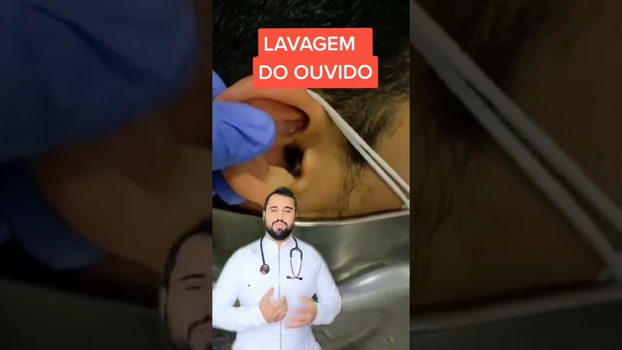 🔥 LAVAGEM DO OUVIDO #shorts