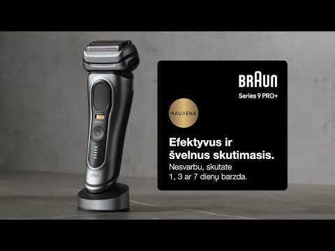 Barzdaskutė BRAUN Series 9 Pro+ 9525S video