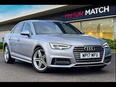 Used 2017 Audi A4 2.0 TFSI S line S Tronic at Chester | Motor Match Used Cars for Sale