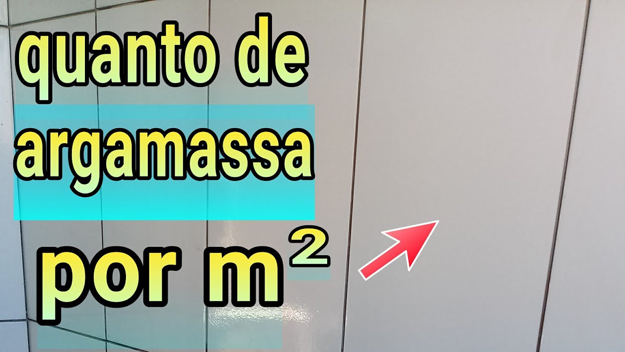 QUANTO GASTO DE ARGAMASSA POR METRO QUADRADO