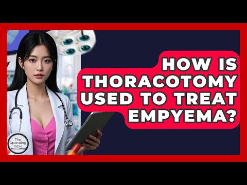 How Is Thoracotomy Used To Treat Empyema? - The Operating Table